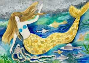 Summer dream by Maribel Rosel, Watercolor, 22x30