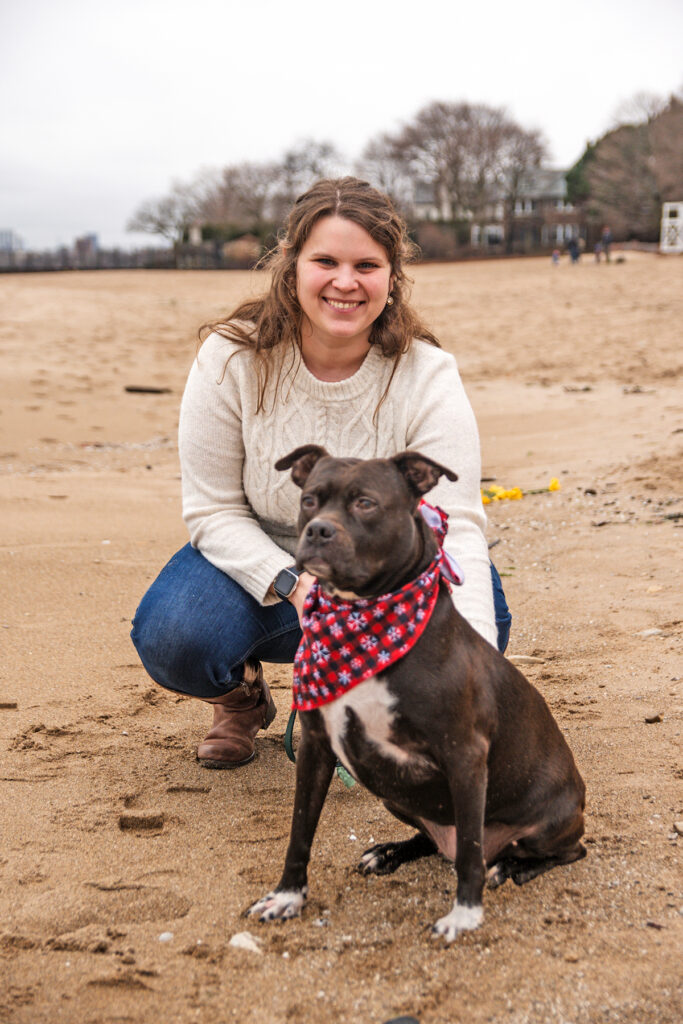 Pastor Jen Christianson and dog Zoe