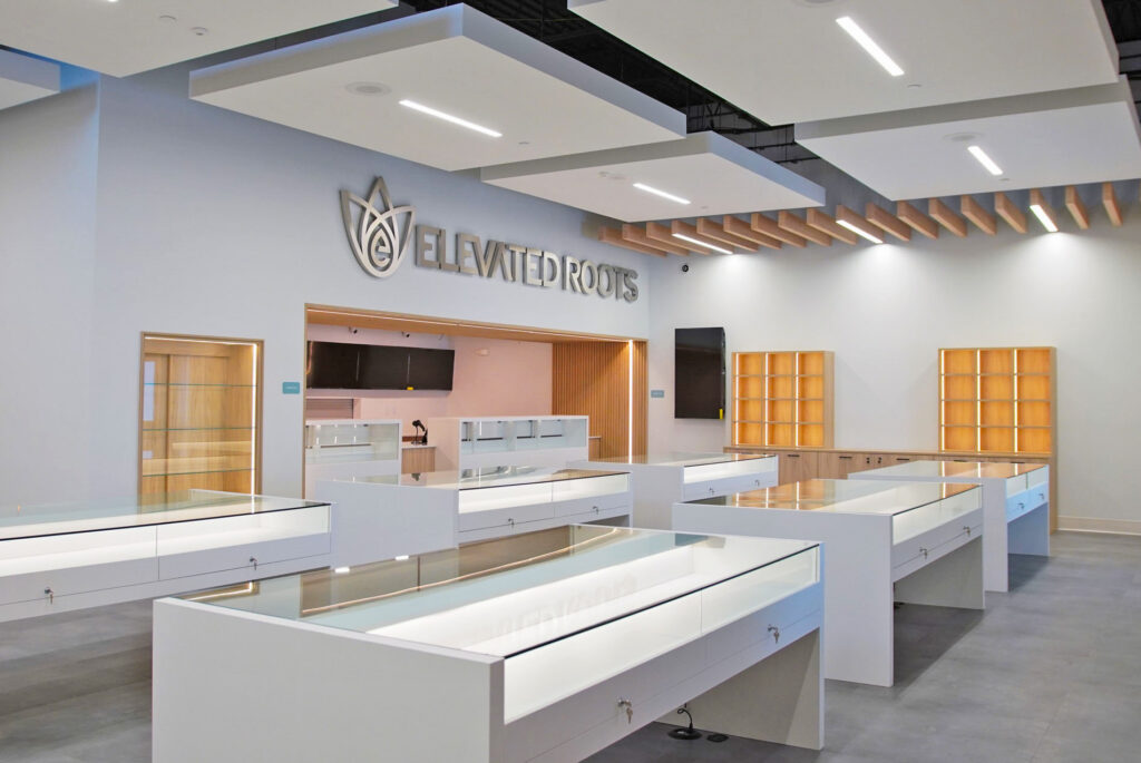 Elevated Roots Abington Interior Logo Wall