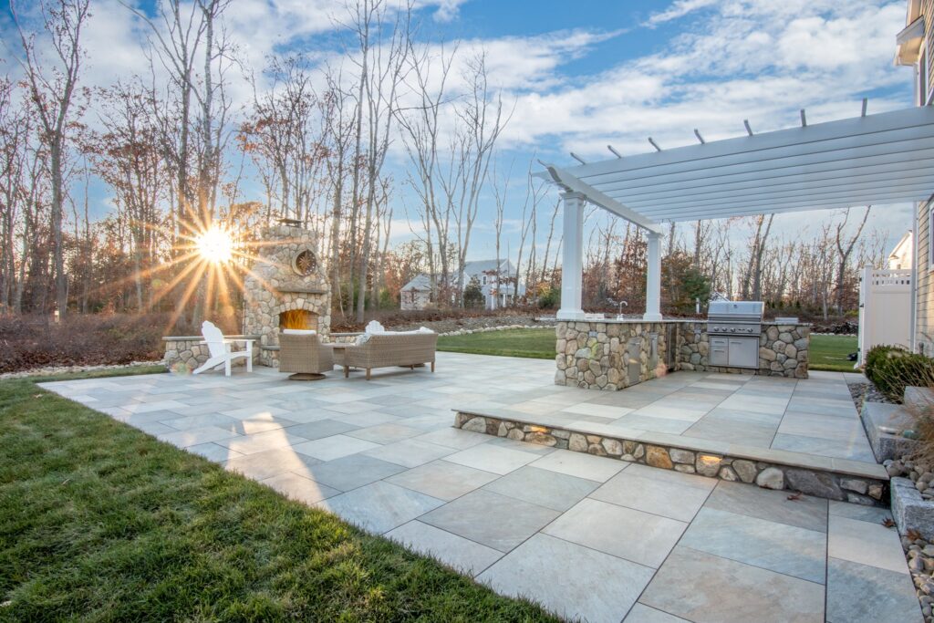 HS porcelain tiles and sod. in collaboration with MacPherson Masonry