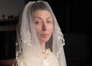Actor Miranda Jonté in "(re)Dressing Miss Havisham" by playwright John Minigan, images by Bob Tucker/Focal Point Studios