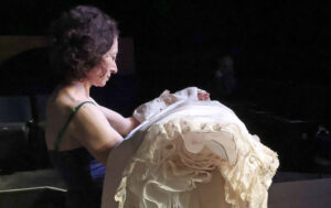 Actor Miranda Jonté in "(re)Dressing Miss Havisham" by playwright John Minigan, images by Bob Tucker/Focal Point Studios