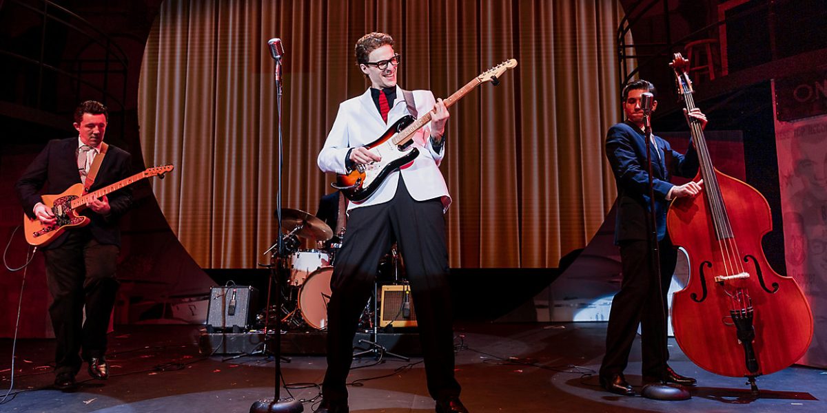 "Buddy: The Buddy Holly Story" is the first sold-out show for Brunswick's Maine State Music Theatre since the pandemic. Theaters statewide are still seeing flagging ticket sales, but there are signs of improvement. (Maine State Music Theatre)